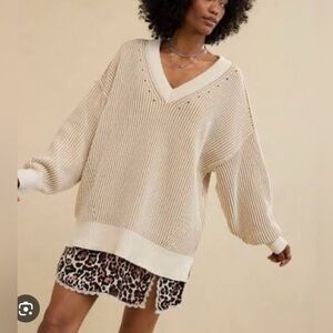 Aerie Beyond Chenille V-Neck Sweater